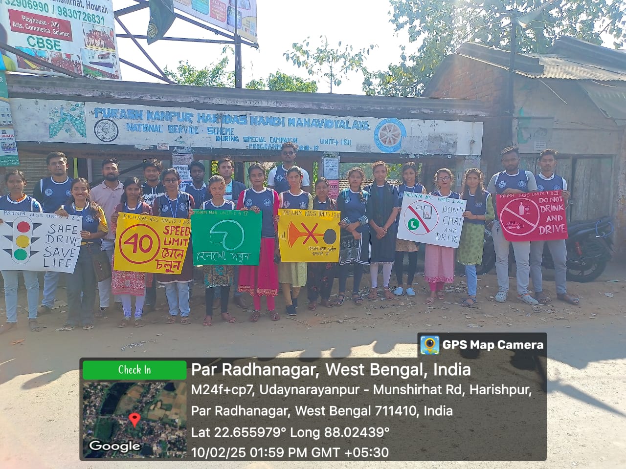 Road Safety Awareness by NSS